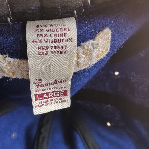 Milwaukee Brewers‎ American Needle Hat Cap Blue Yellow Men Fitted Large Wool MLB - Picture 9 of 10